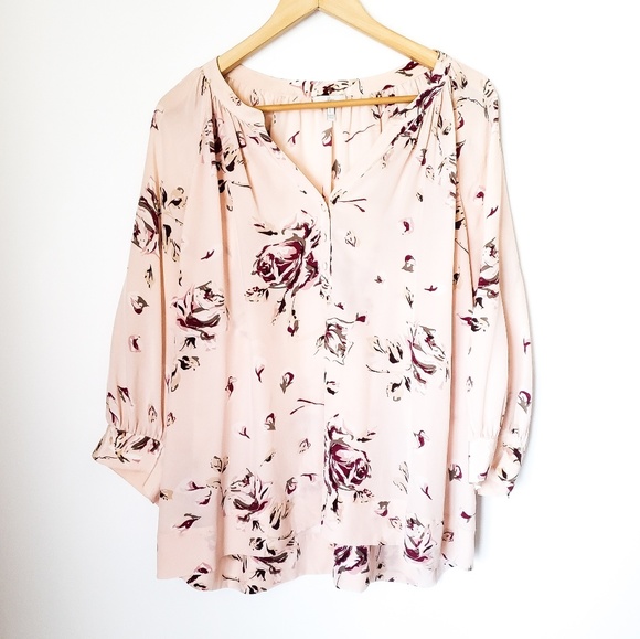 Joie Tops - Joie | 100% Silk Rose Print Floral Blouse